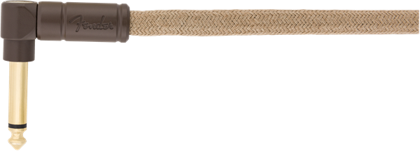 Fender Festival Instrument Cable, Straight/Angle, 10', Pure Hemp, Natural