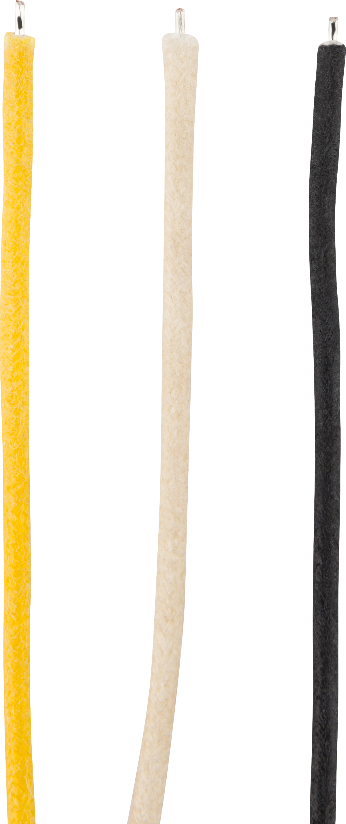 Fender Pure Vintage Cloth Wire, 22 AWG, Black, White, Yellow, 10'