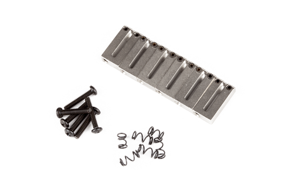 Fender 6-Saddle American Series Saddle Assemblies, ('86-'07), Satin Chrome