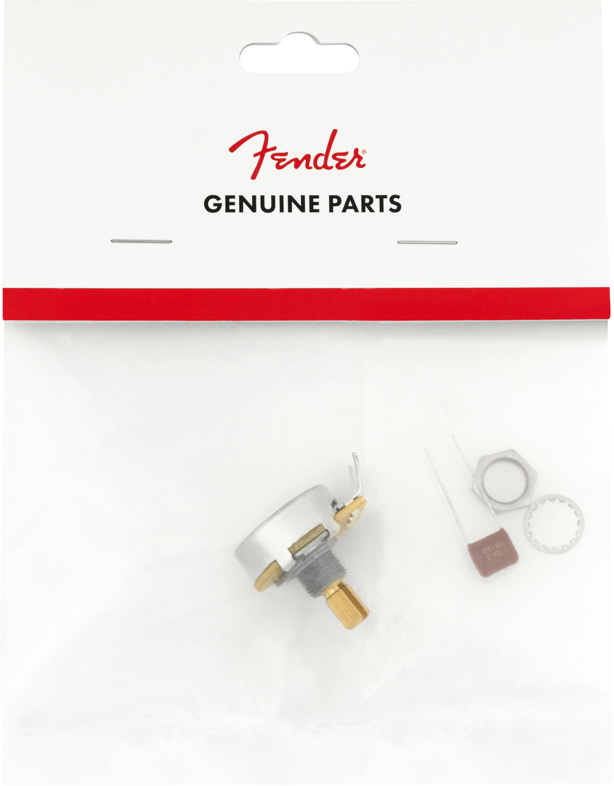 Fender Pure Vintage 250K Split Shaft Potentiometer with Mounting Hardware