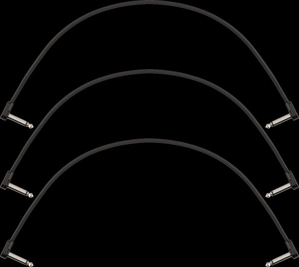 Fender Blockchain 16" Patch Cable, 3-pack, Angle/Angle