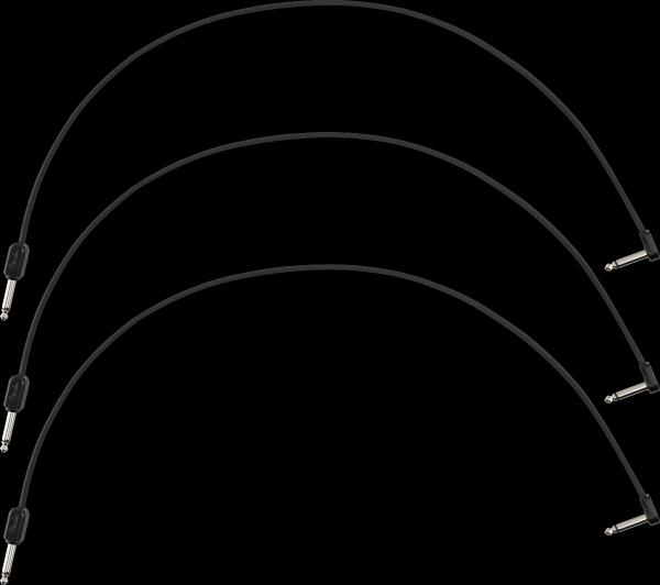 Fender Blockchain 24" Patch Cable, 3-pack, Straight/Angle
