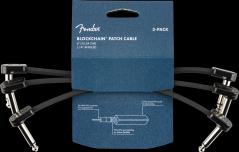 Fender Blockchain 6" Patch Cable, 3-pack, Angle/Angle