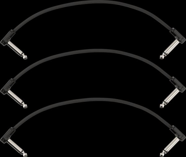 Fender Blockchain 8" Cable, 3-pack, Angle/Angle