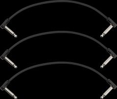 Fender Blockchain 8" Cable, 3-pack, Angle/Angle