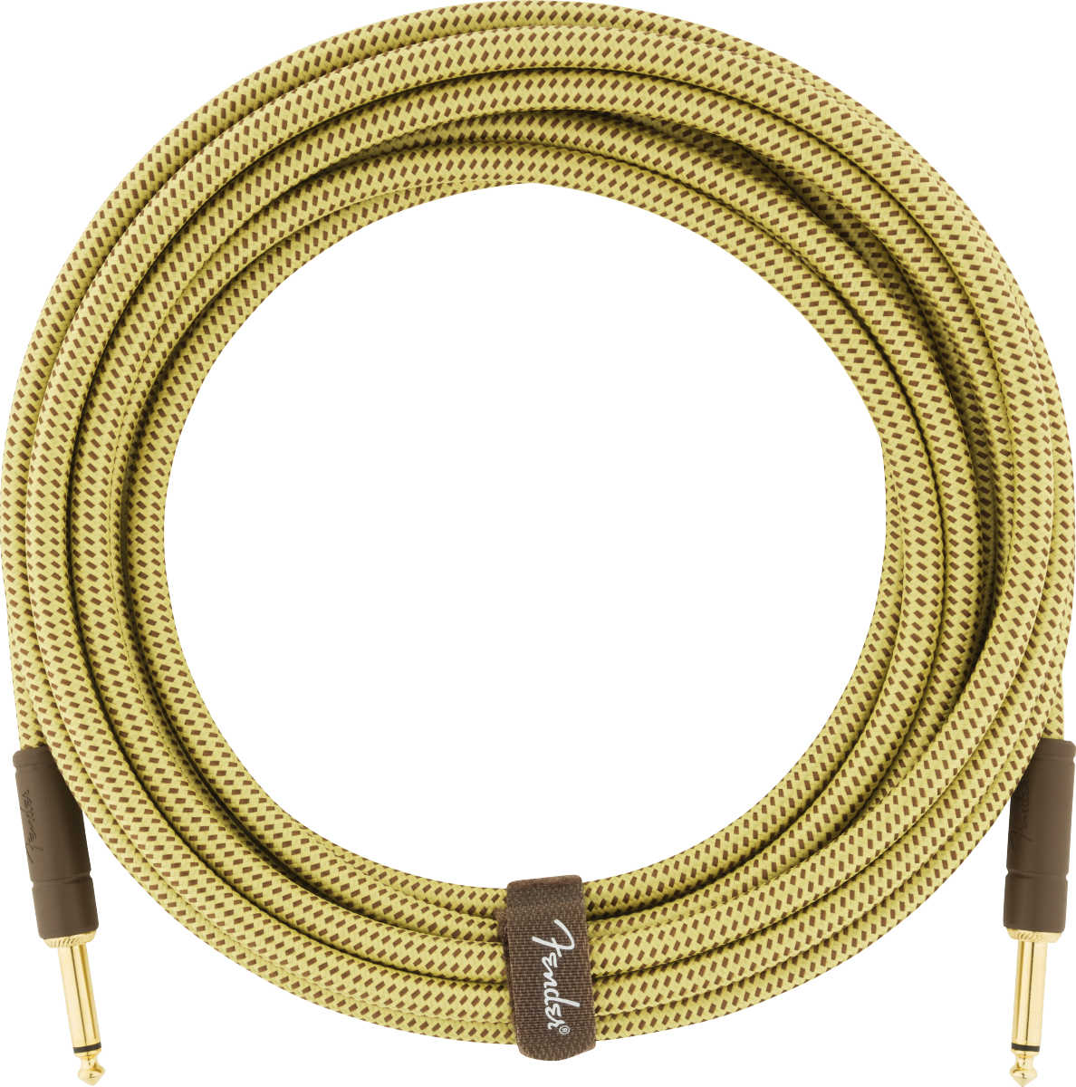 Fender Deluxe Series Instrument Cable, Straight/Straight, 18.6', Tweed