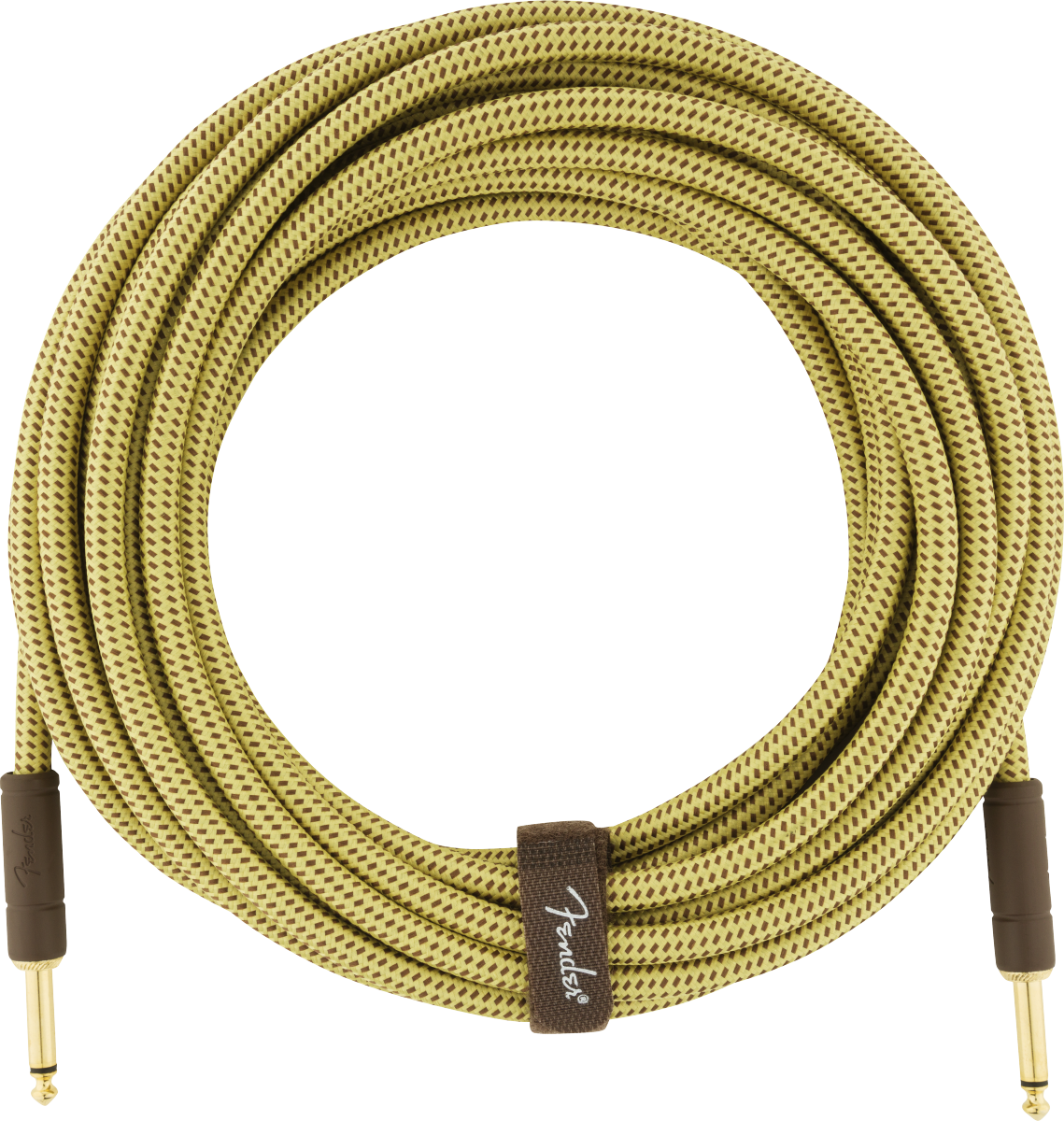 Fender Deluxe Series Instrument Cable, Straight/Straight, 25', Tweed