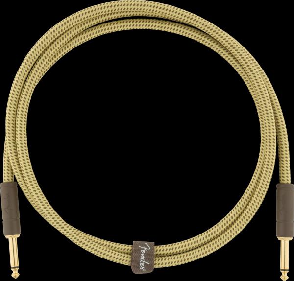 Fender Deluxe Series Instruments Cable, Straight/Straight, 5', Tweed