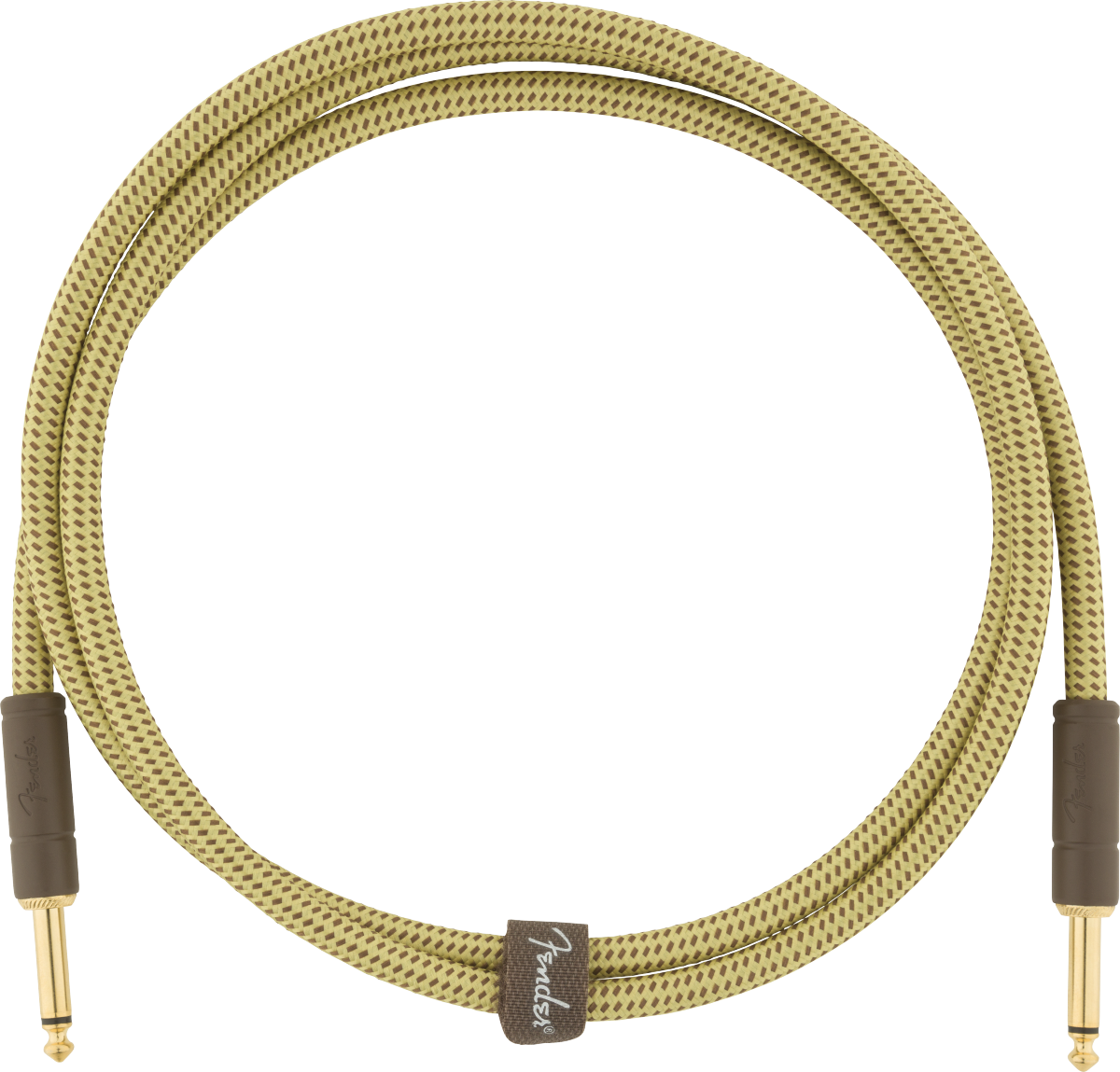 Fender Deluxe Series Instruments Cable, Straight/Straight, 5', Tweed