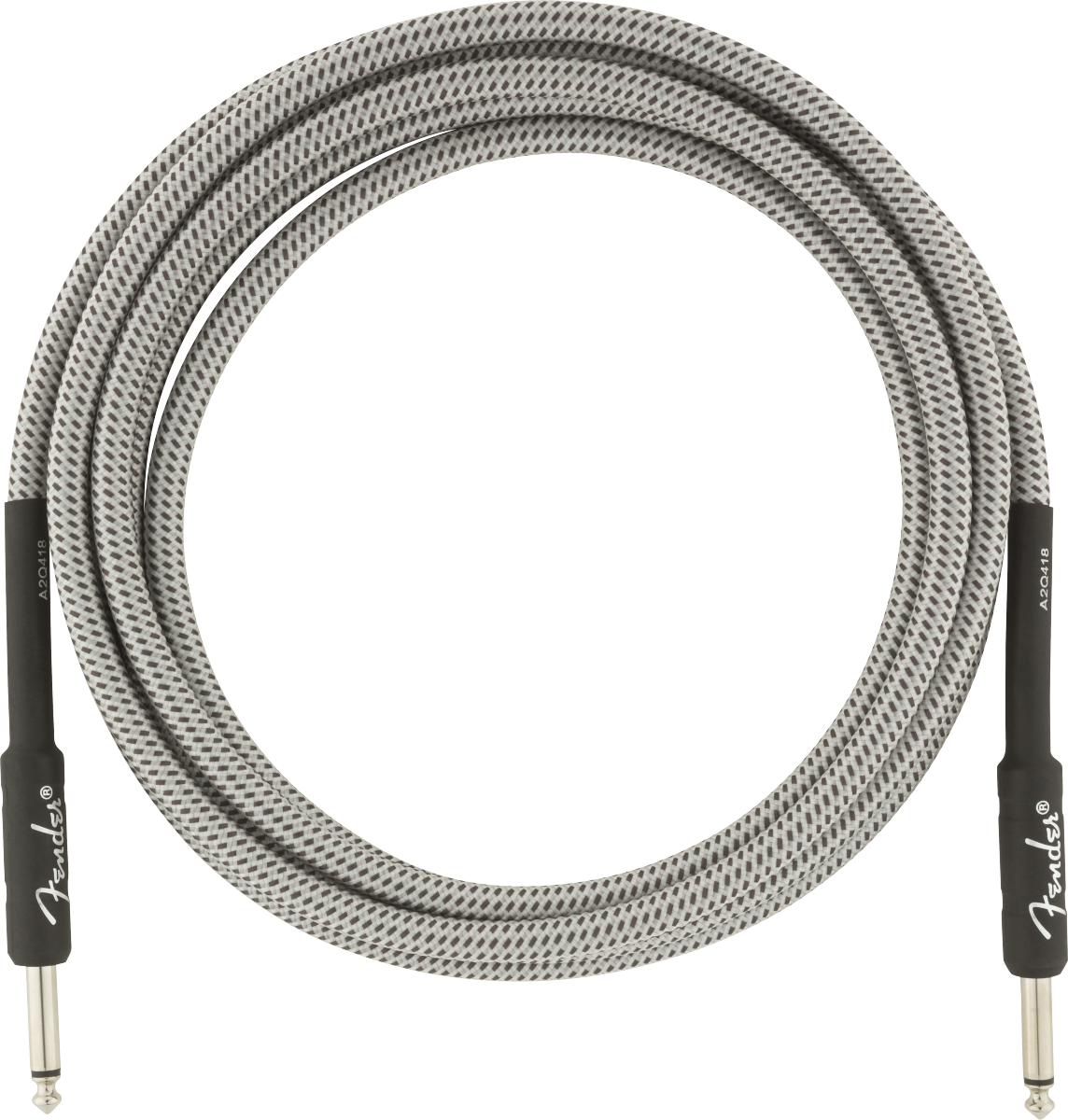Fender Professional Series Instrument Cable, 10', White Tweed