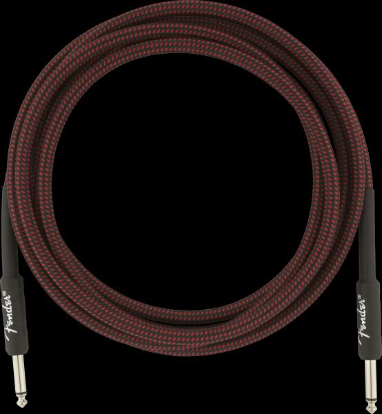 Fender Professional Series Instrument Cables, 10', Red Tweed