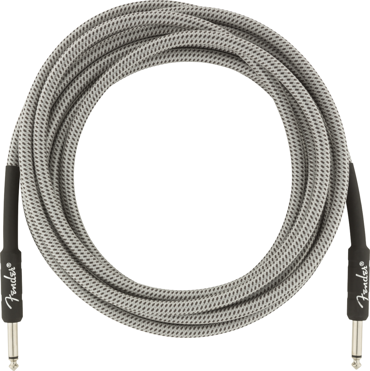 Fender Professional Series Instrument Cable, 15', White Tweed