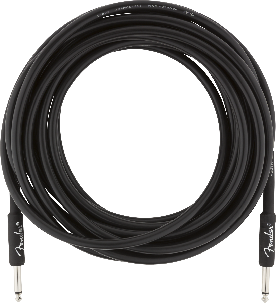 Fender Professional Series Instrument Cable, Straight/Straight, 25', Black