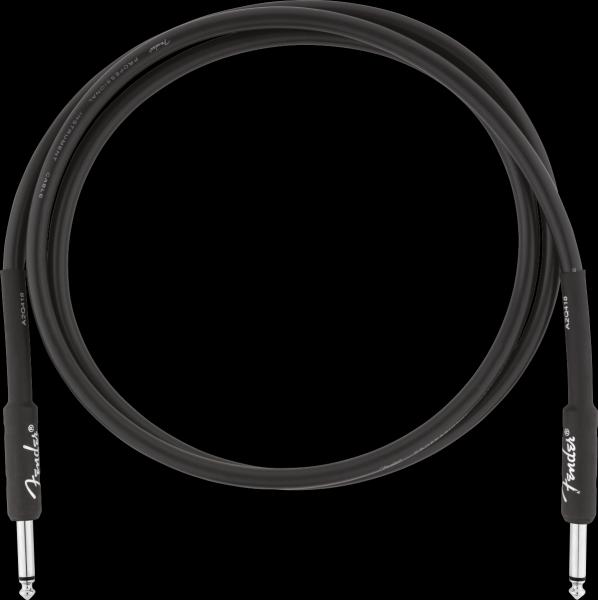 Fender Professional Series Instrument Cable, Straight/Straight, 5', Black