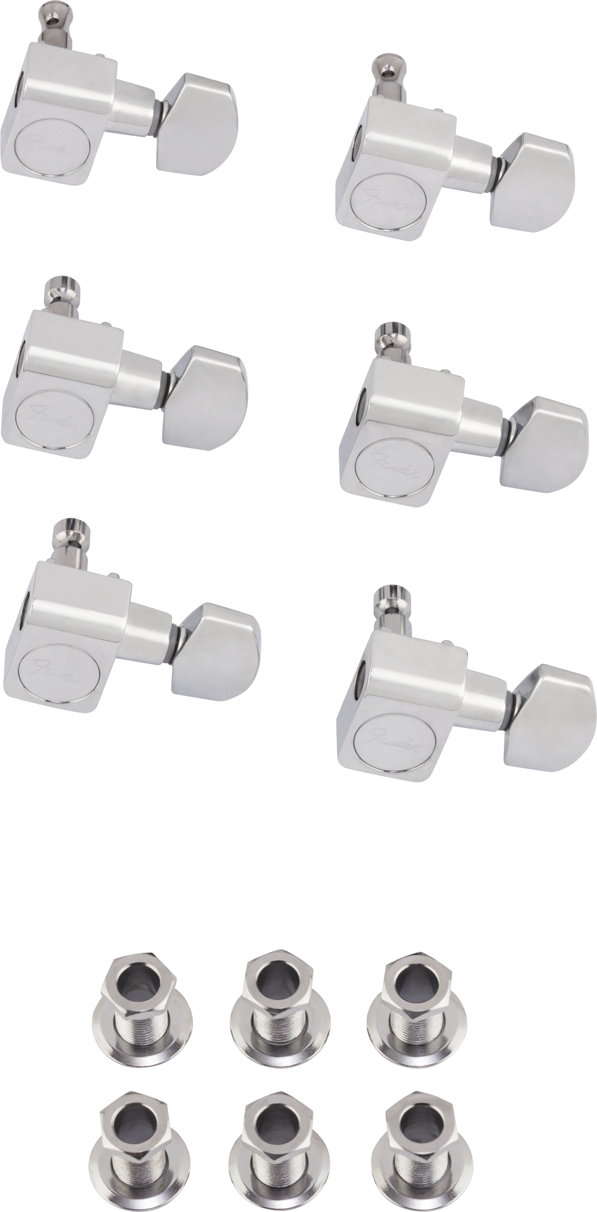Fender American Standard Series Guitar Tuning Machines Chrome (6)