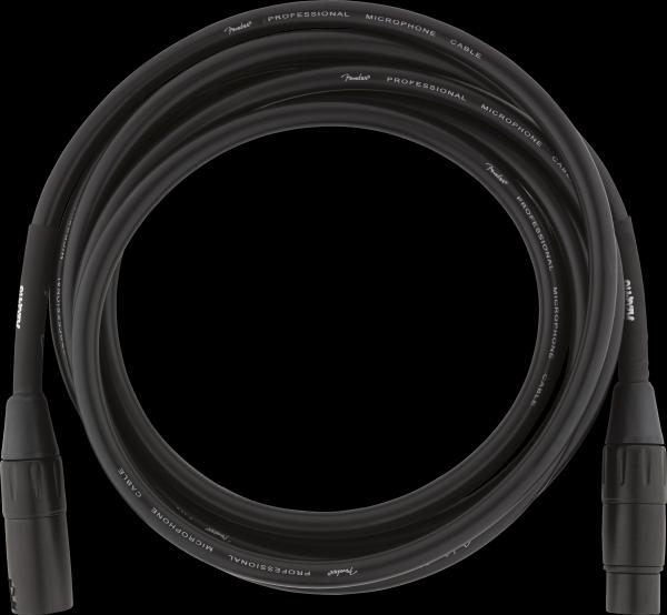 Fender Professional Series Microphone Cable, 10', Black