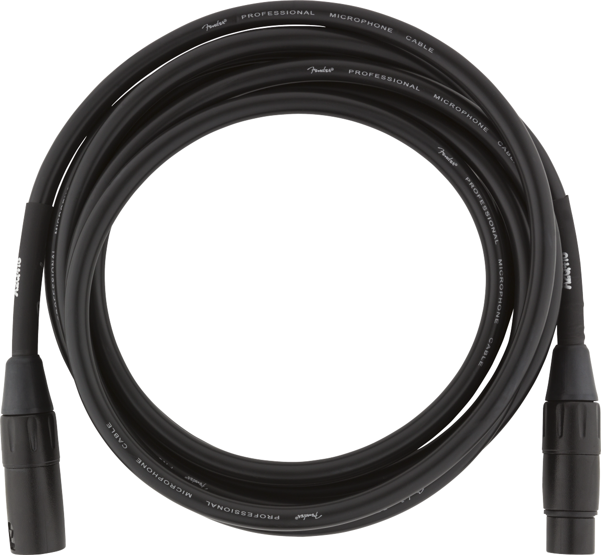 Fender Professional Series Microphone Cable, 10', Black
