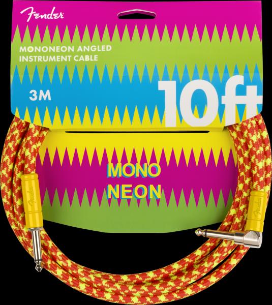 Fender MonoNeon Instrument Cable, 10', Orange