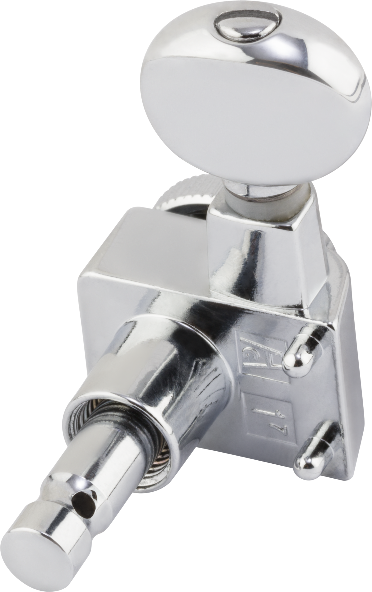 Fender Fender® Staggered Locking Tuners with Vintage-Style Buttons, Polished Chrome (6)