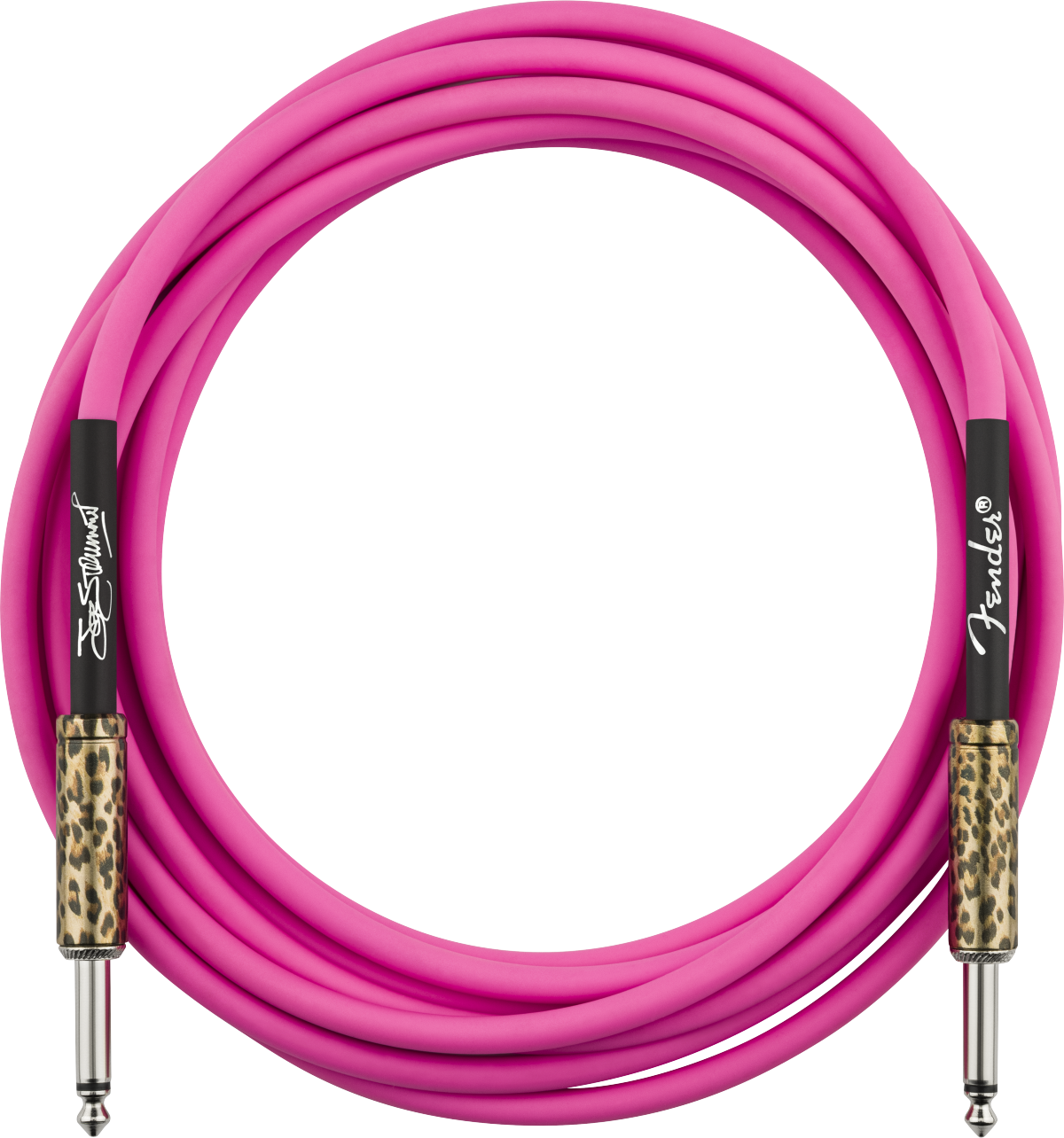 Fender Joe Strummer 13' Instrument Cable, Pink Leopard