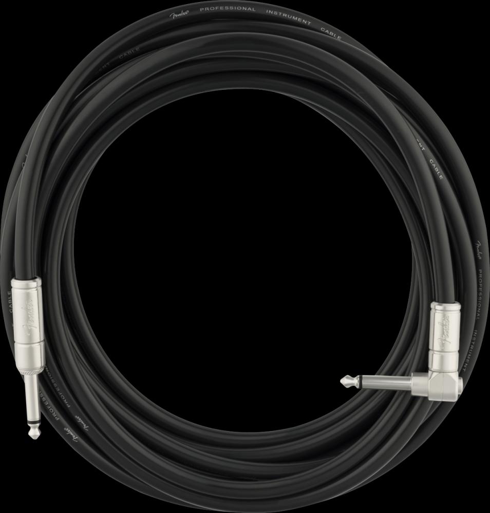 Fender 18.6' Professional Series Kill Switch Cable, Straight/Angle
