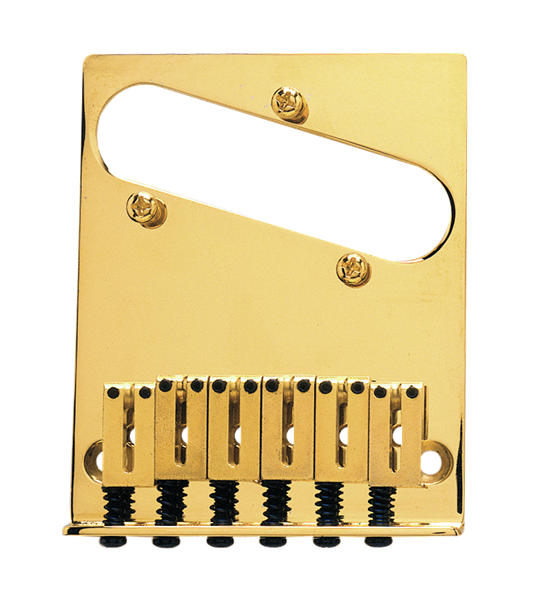 Fender 6-Saddle American Series Telecaster® Bridge Assembly, Gold