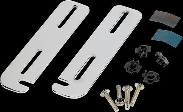 Fender Pure Vintage "Piggyback" Clip Bars, (2), Chrome