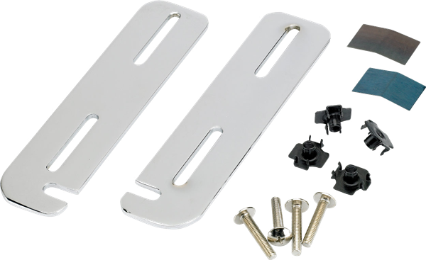 Fender Pure Vintage "Piggyback" Clip Bars, (2), Chrome