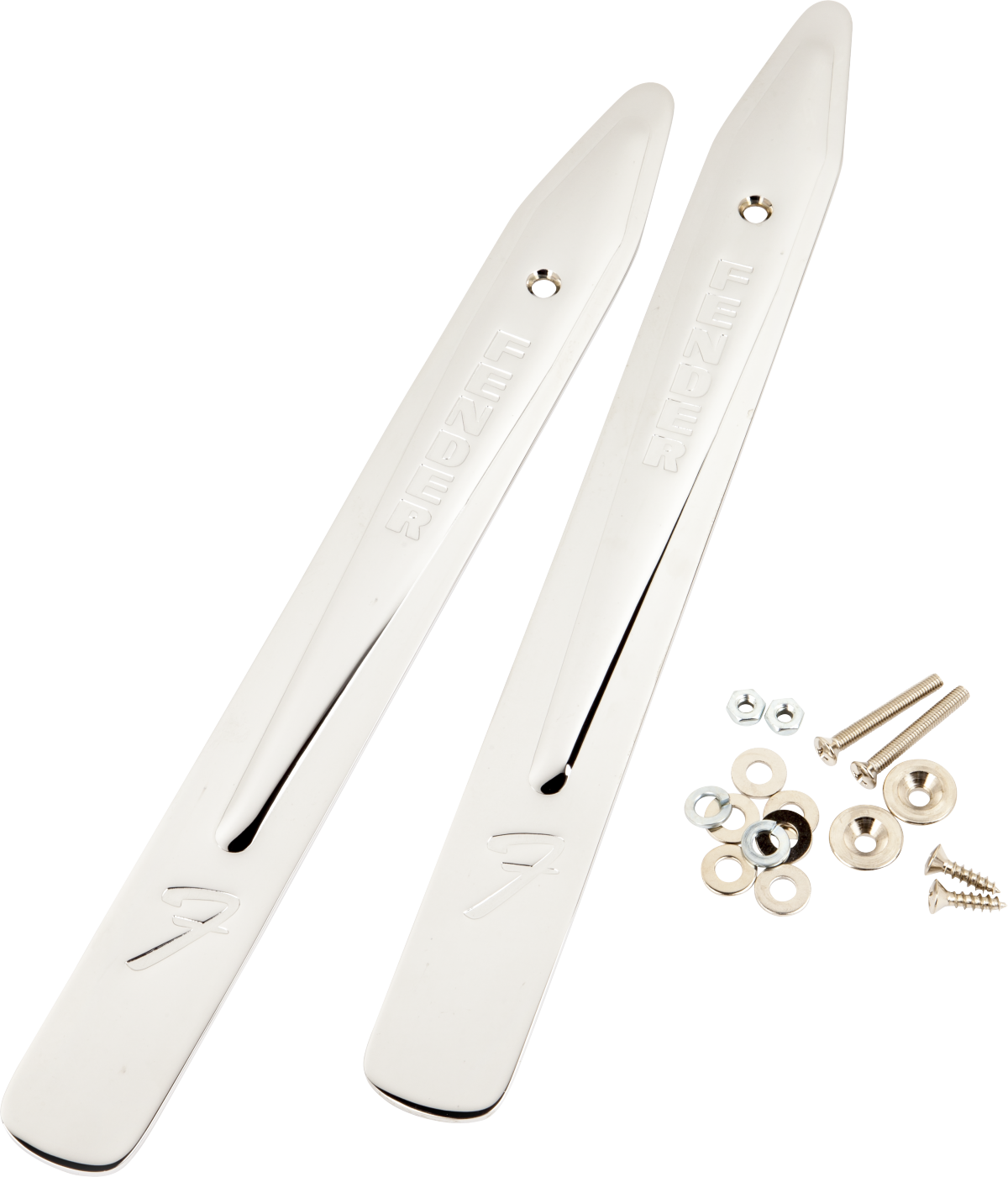 Fender Pure Vintage 14" Small Tilt Back Legs, (2), Chrome