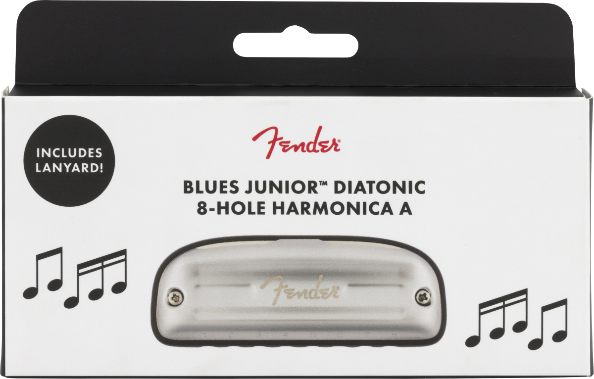 Fender Blues Junior® Diatonic 8-hole Harmonica, Key of A