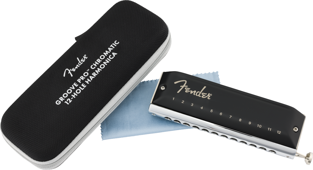 Fender Groove Pro™ Chromatic 12-Hole Harmonica, Key of C