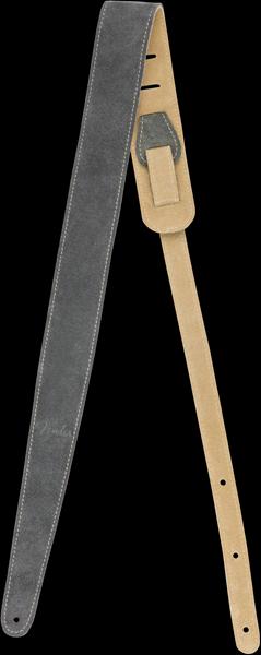 Fender Reversible Suede Strap, Gray/Tan, 2"