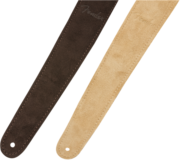 Fender Reversible Suede Strap, Brown/Tan, 2"
