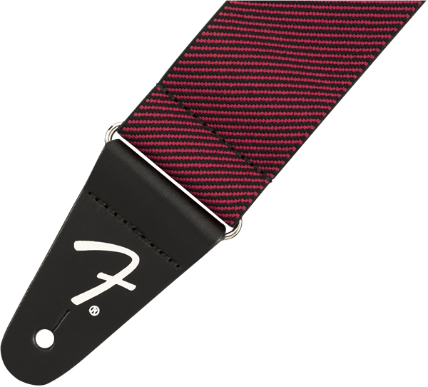 Fender WeighLess™ Tweed Strap, Red, 2"
