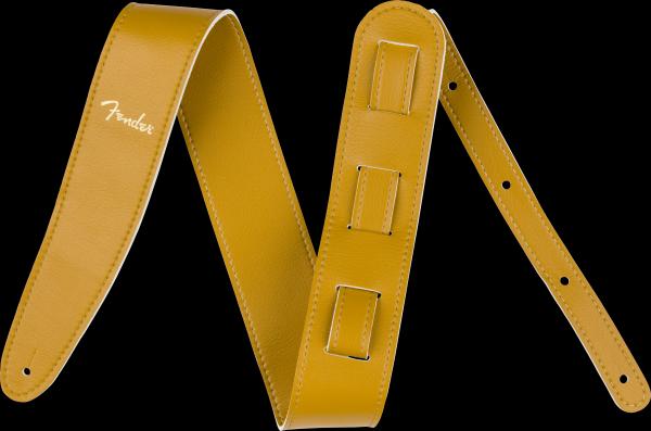 Fender Vegan Leather Strap, Butterscotch, 2.5", Microfiber