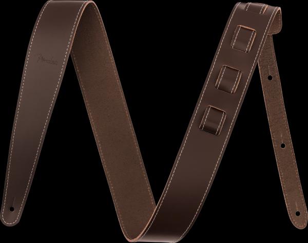 Fender 2" Essentials Leather Strap, Brown
