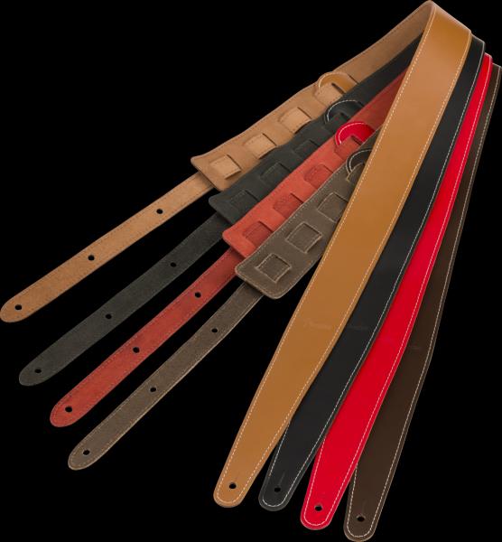 Fender 2" Essentials Leather Strap, Tan