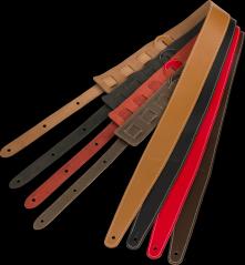 Fender 2" Essentials Leather Strap, Tan