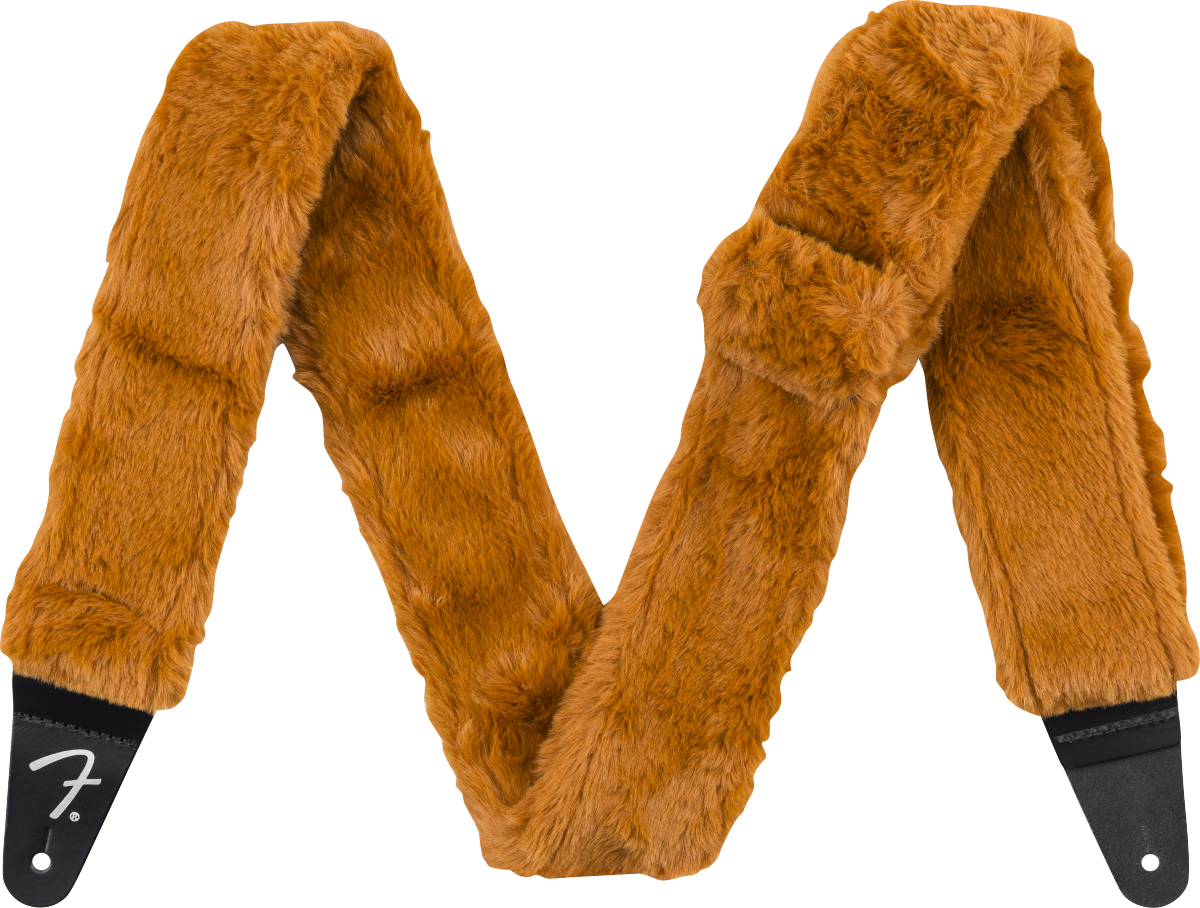 Fender Poodle Plush Strap, Rust