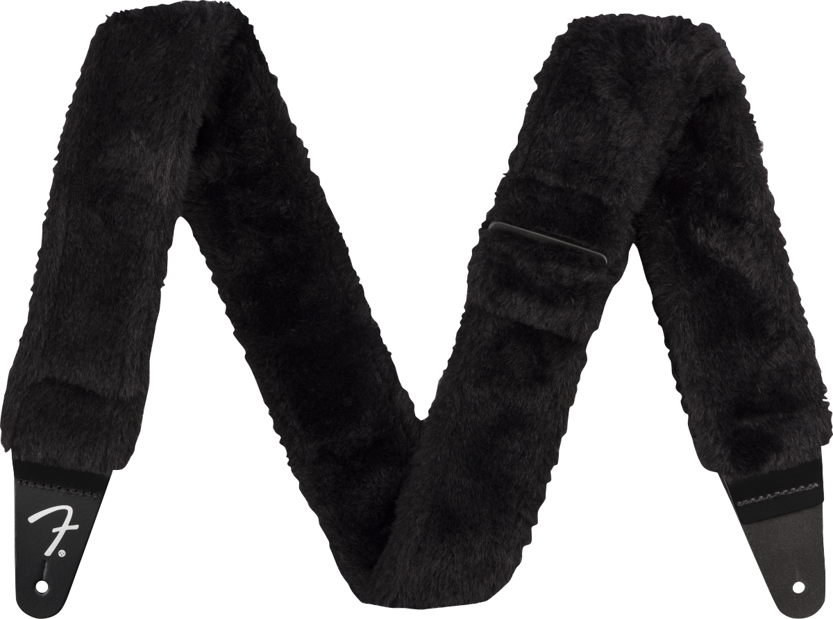 Fender Poodle Plush Strap, Black