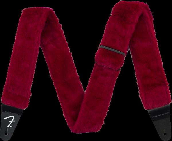 Fender Poodle Plush Strap, Red