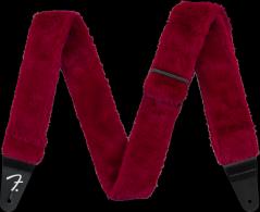 Fender Poodle Plush Strap, Red