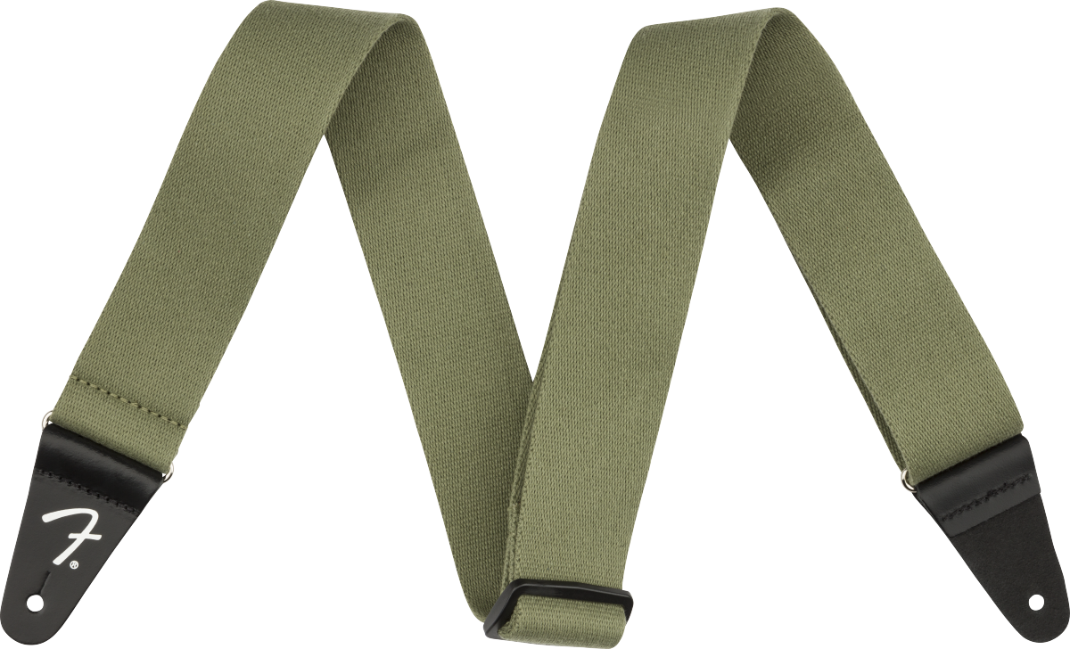 Fender Supersoft Strap, Olive, 2"