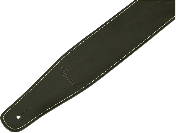 Fender Broken-In Leather Strap, Green, 2.5"