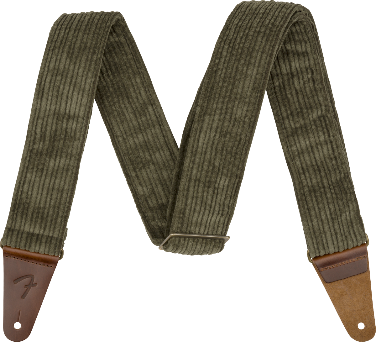 Fender Corduroy Strap, Antique Olive, 2"