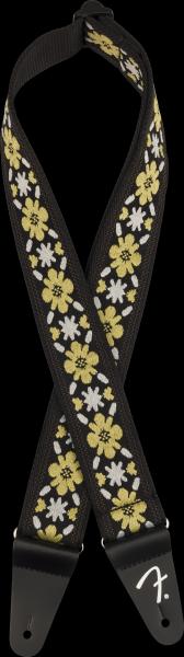 Fender Pasadena Woven Strap, Yellow Clover, 2"