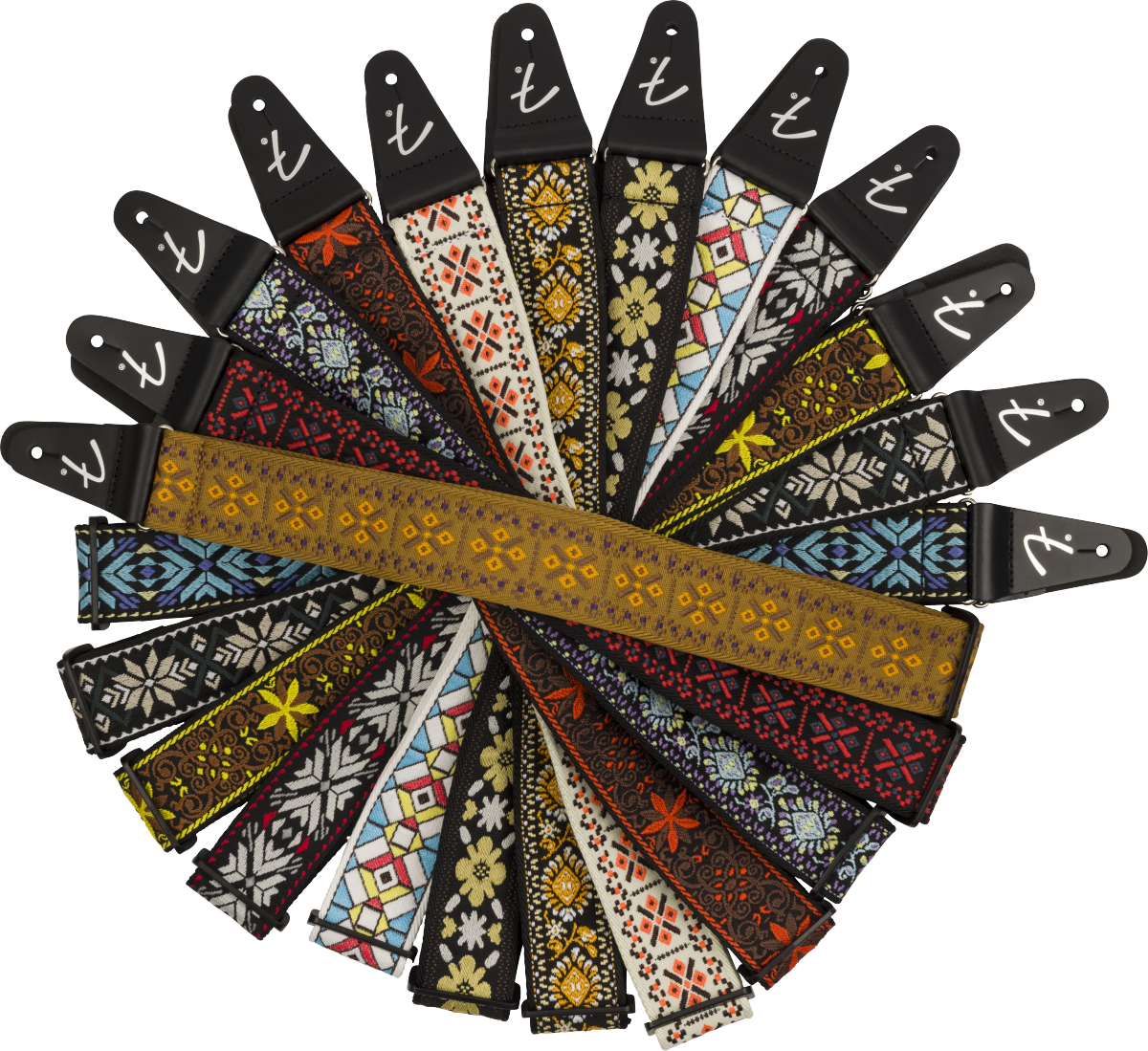 Fender Pasadena Woven Strap, Cathedral, 2"