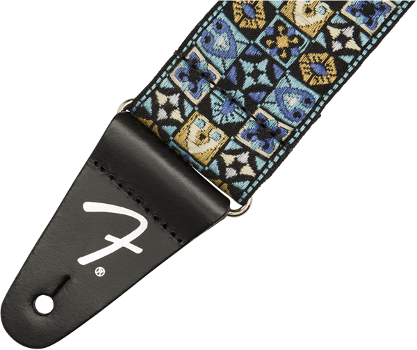Fender Festival Strap, Blue Mosaic, 2"