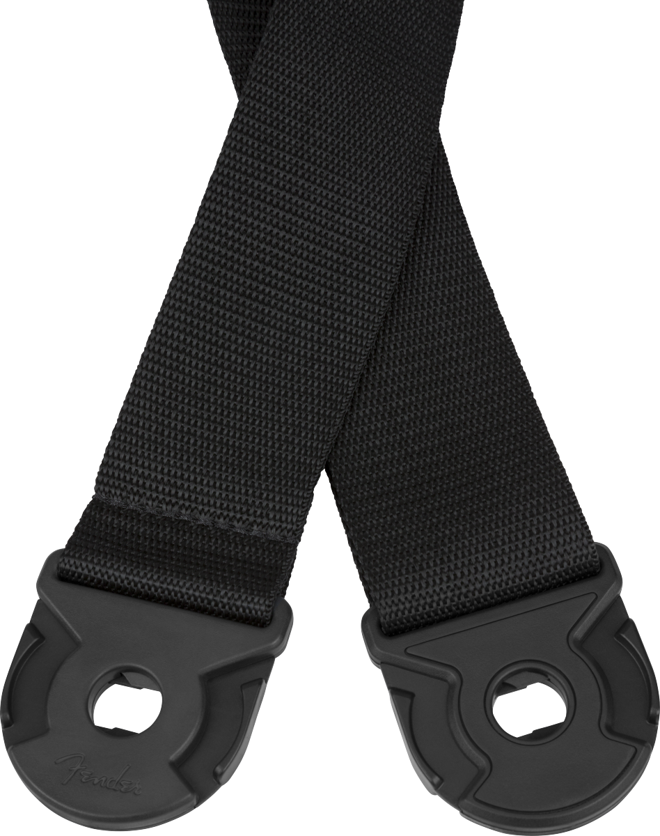 Fender Quick Grip Locking End Strap, Black Polypro, 2"