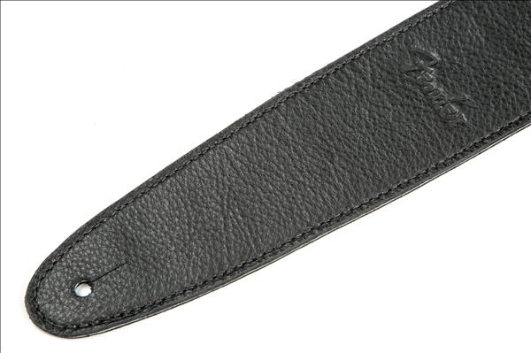 Fender Artisan Crafted Leather Strap, 2.5" Black